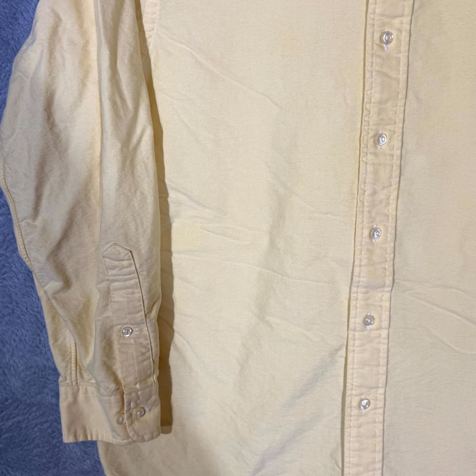 Ralph Lauren Dress Shirt Men’s 16.5 32/33 Yellow Classic Fit 100% Cotton - Thumbnail 3