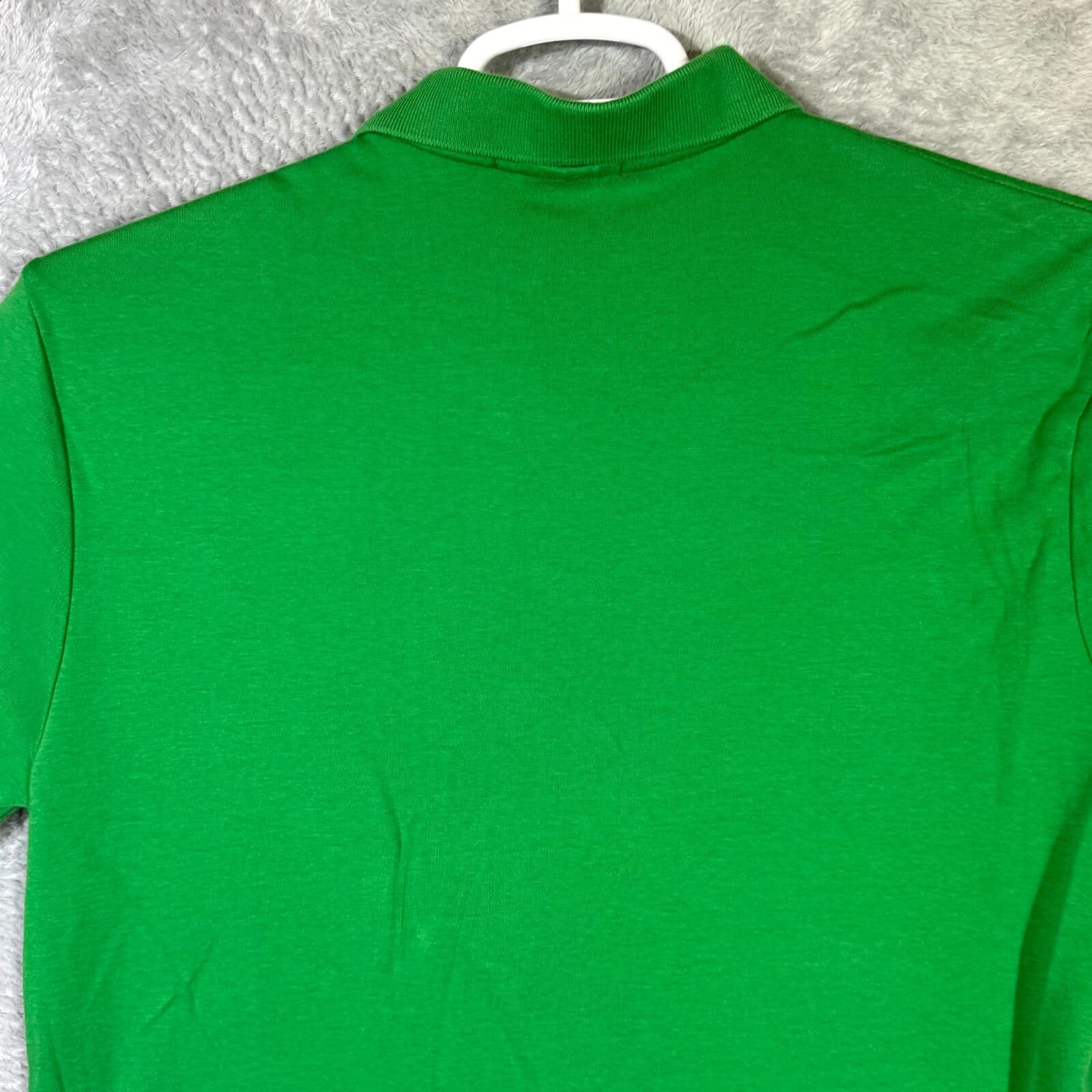 Polo Ralph Lauren Polo Shirt Men Large Green Custom Fit Short Sleeve Cotton - Thumbnail 12