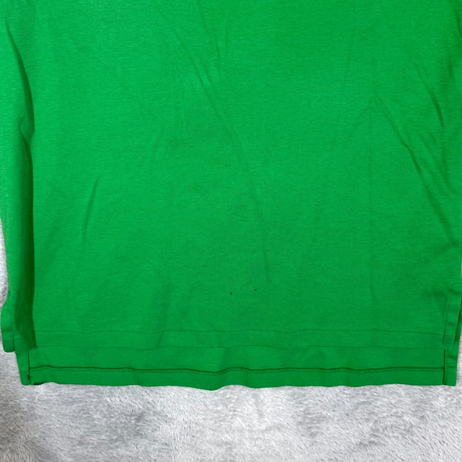 Polo Ralph Lauren Polo Shirt Men Large Green Custom Fit Short Sleeve Cotton - Thumbnail 6