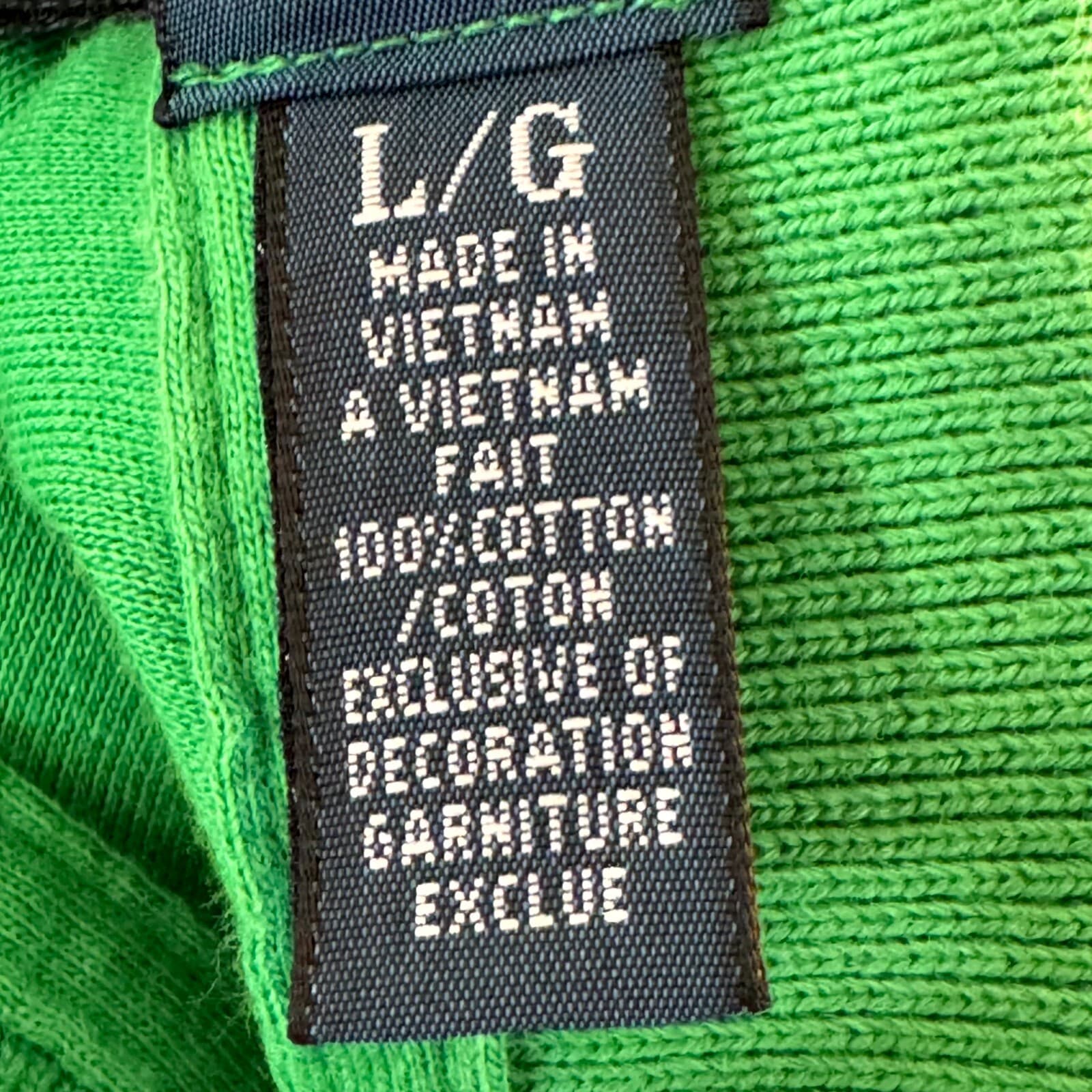 Polo Ralph Lauren Polo Shirt Men Large Green Custom Fit Short Sleeve Cotton - Thumbnail 15