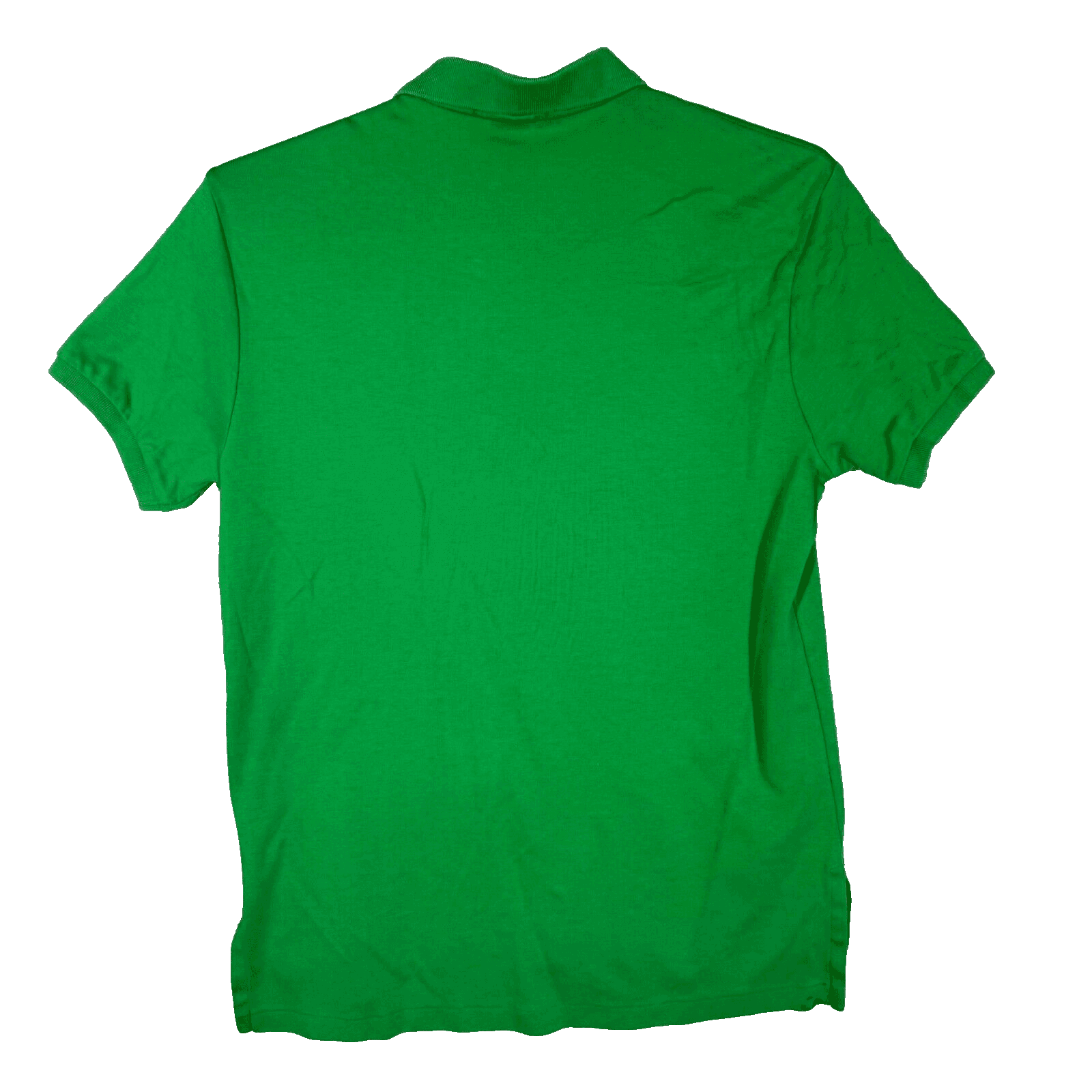 Polo Ralph Lauren Polo Shirt Men Large Green Custom Fit Short Sleeve Cotton - Thumbnail 2