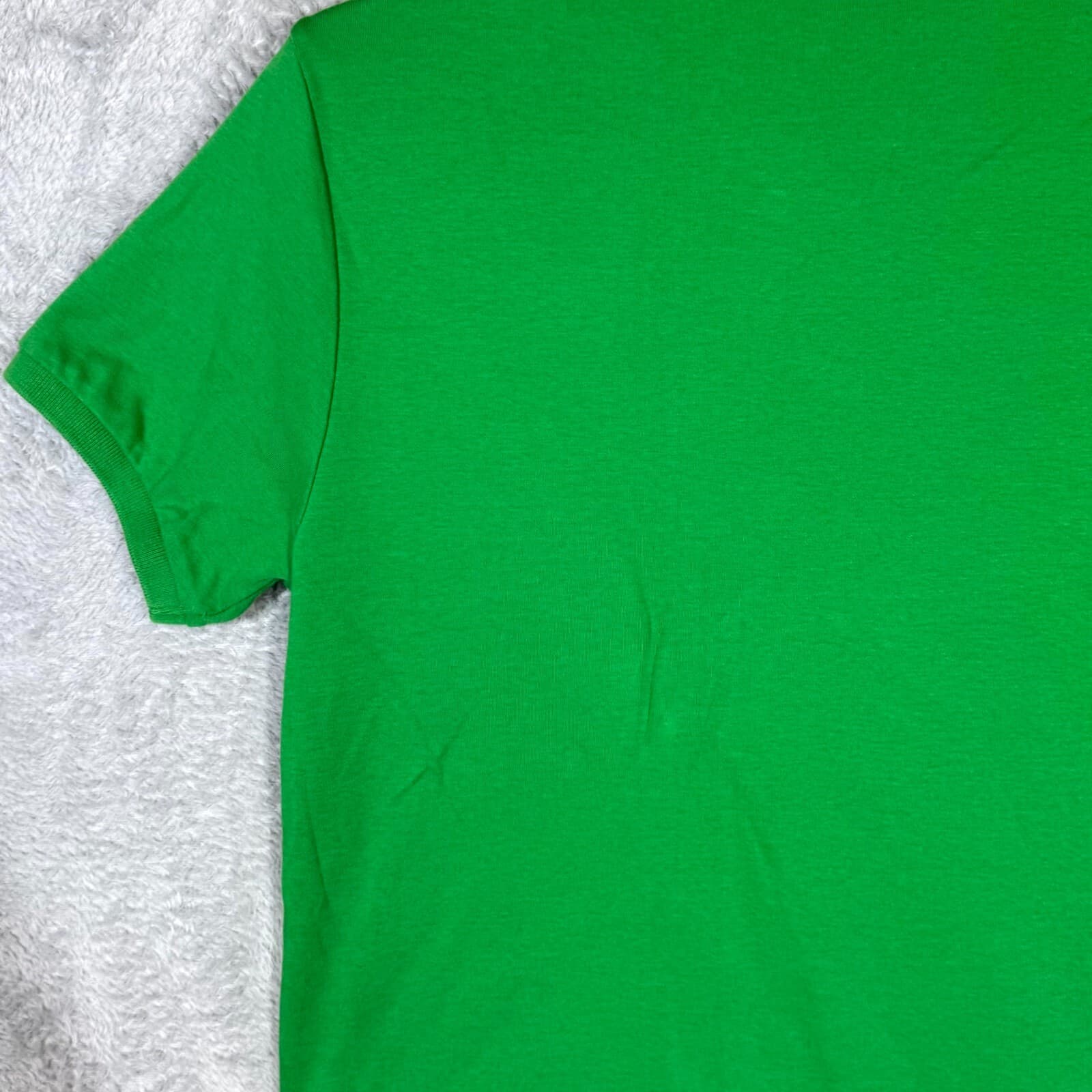 Polo Ralph Lauren Polo Shirt Men Large Green Custom Fit Short Sleeve Cotton - Thumbnail 11