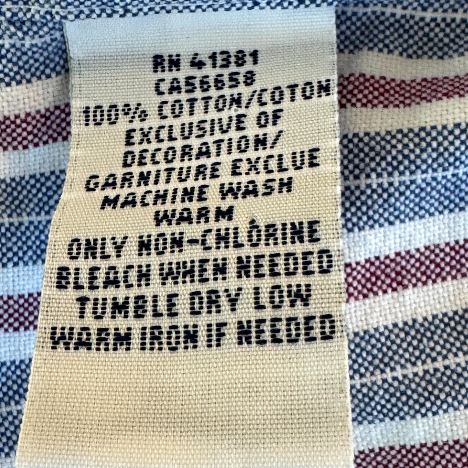 Ralph Lauren Blake Button Down Shirt Men XLT Blue Stripe Cotton Classic Fit - Thumbnail 15