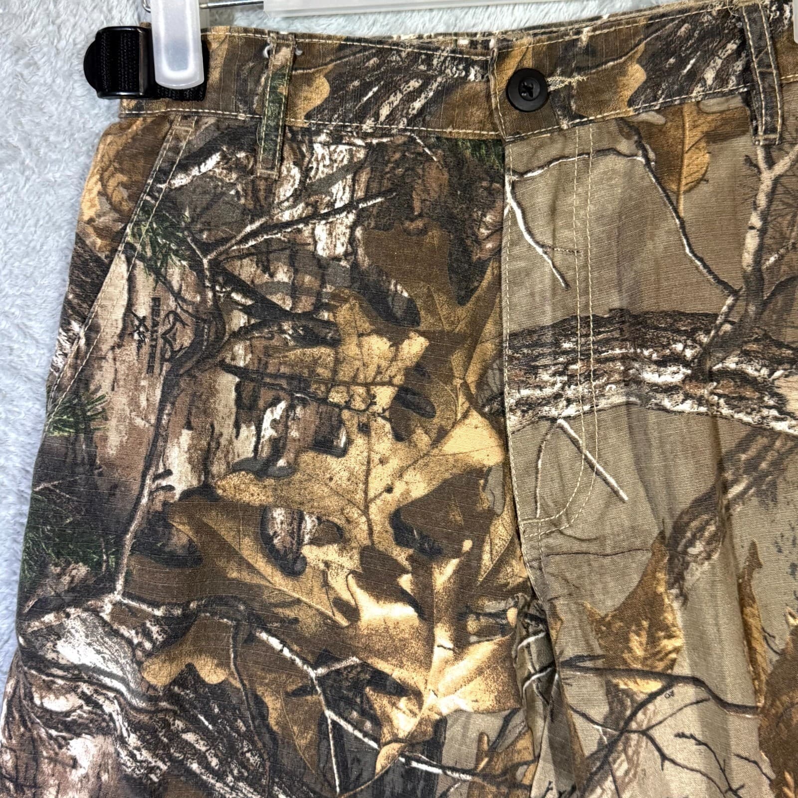 ScentBlocker Pants Boys Large Camo Brown Cotton Mid-Rise Hunting Drawstring - Thumbnail 3