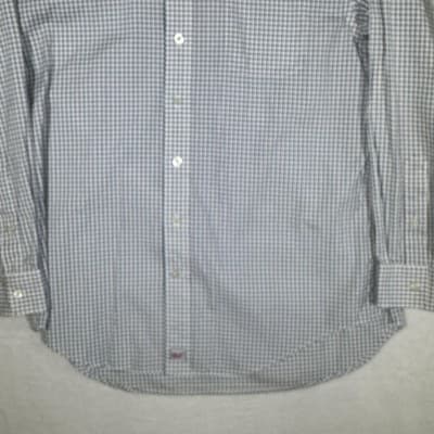 Vineyard Vines Shirt Mens Large Blue White Murray Button Down Check Long Sleeve - Thumbnail 6