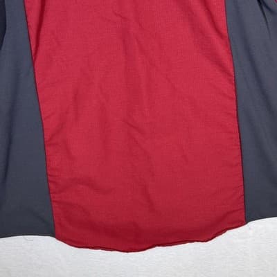 Red Kap Shirt Mens 2XL Red Gray Ripstop Work Short Sleeve Vented Mesh SY42CZ - Thumbnail 13