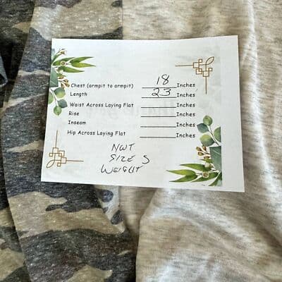 Pink Clover Women’s Olive Green Camo Short Sleeve Pullover Blouse Size S W73 - Thumbnail 6