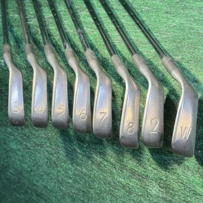 Ping Eye 2 Orange Dot Iron Set 3-9 PW Karsten Steel RH Vintage Ping USA - Image 1