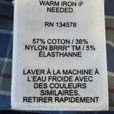 Vineyard Vines Shirt Mens Medium Blue Green Plaid On-The-Go Performance Stretch - Thumbnail 13