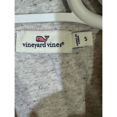 Vineyard Vines Pink Herringbone Full Zip Fleece Lined Jacket Women's Size Small - Thumbnail 7