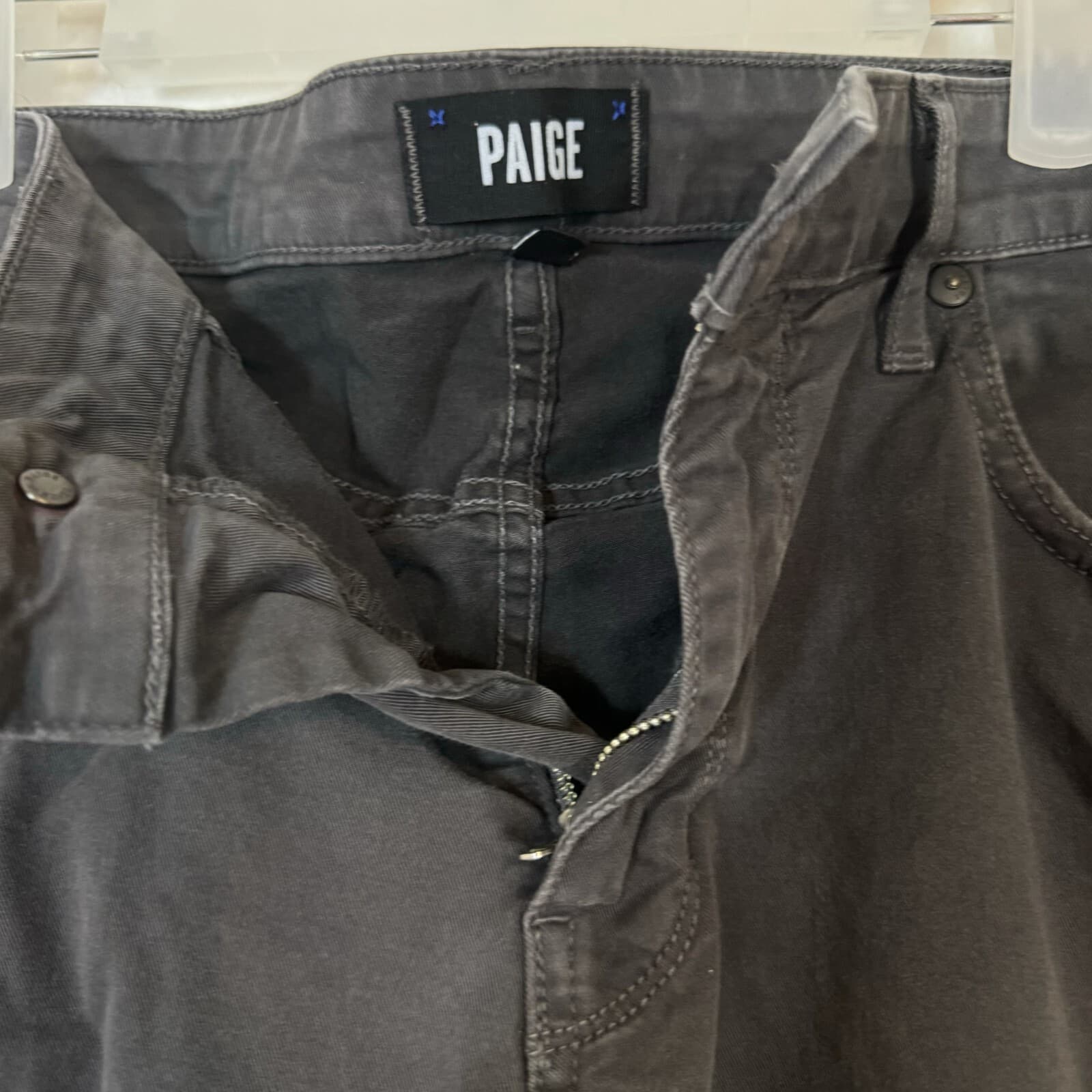 Paige Jeans Men's 33 Grey Slim Fit Stretch Denim Casual Date Night Weekend M99 - Thumbnail 5