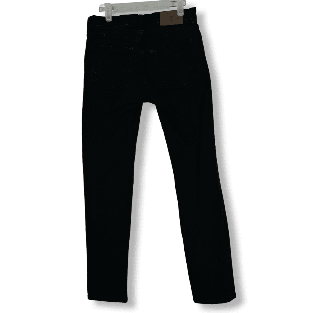 J.Crew Jeans Women's 29x30 Black Mid-Rise Skinny Stretch Cotton Blend 5-Pocket - Thumbnail 2