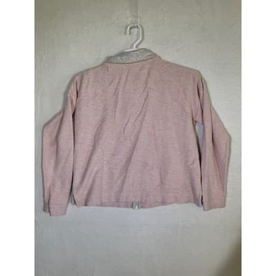 Vineyard Vines Pink Herringbone Full Zip Fleece Lined Jacket Women's Size Small - Thumbnail 2