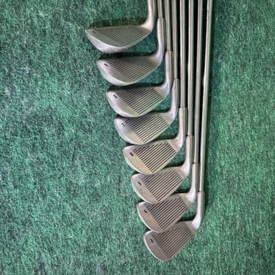 Vintage Mitsushiba Shadow Iron Set 3-9 PW Steel Shafts RH Golf Clubs - Thumbnail 2