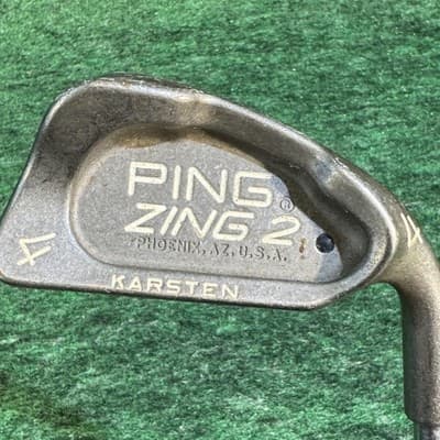 Ping Zing 2 4 Iron Karsten Steel Shaft RH Vintage Ping USA Golf Club - Image 1