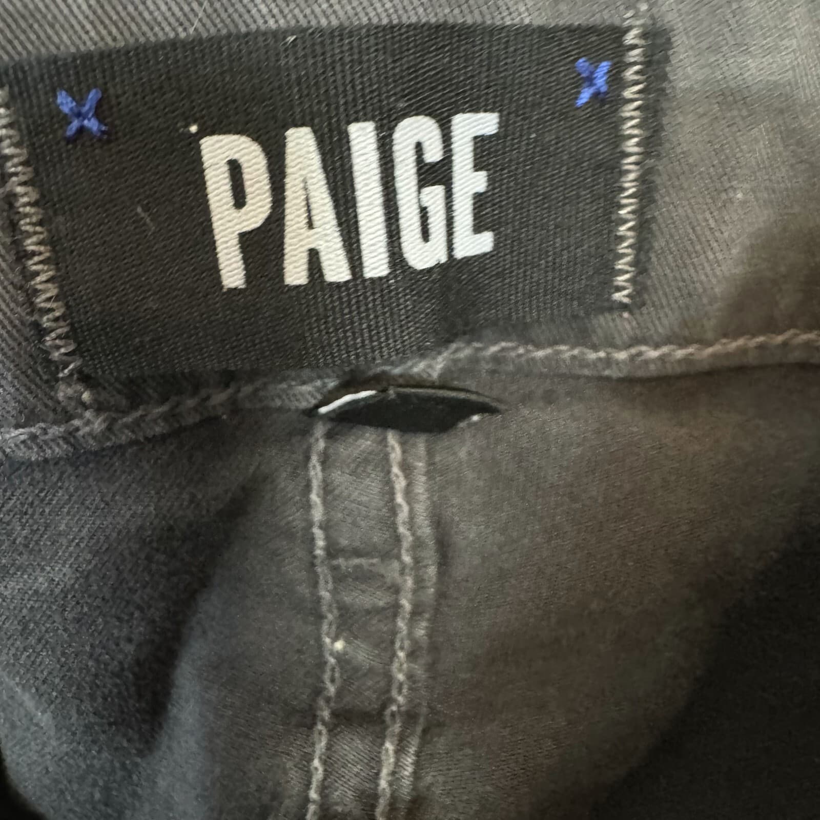 Paige Jeans Men's 33 Grey Slim Fit Stretch Denim Casual Date Night Weekend M99 - Thumbnail 8