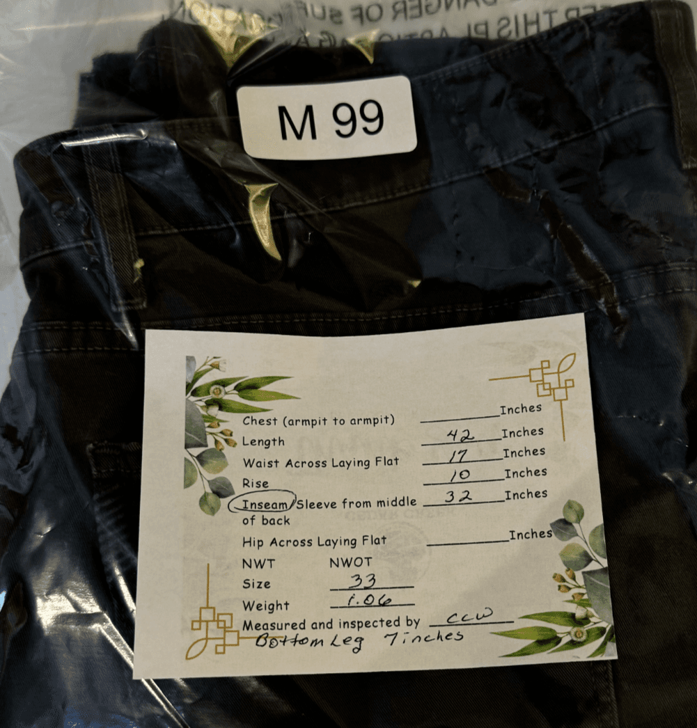 Paige Jeans Men's 33 Grey Slim Fit Stretch Denim Casual Date Night Weekend M99 - Thumbnail 7