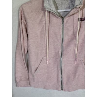 Vineyard Vines Pink Herringbone Full Zip Fleece Lined Jacket Women's Size Small - Thumbnail 4