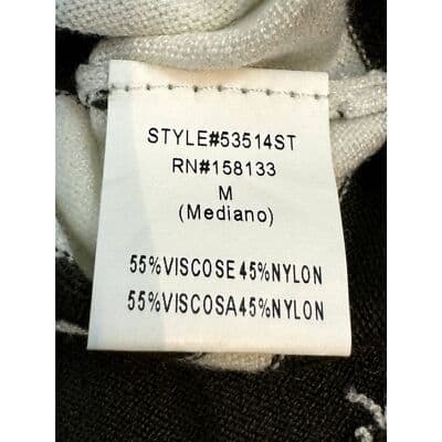 Pink Clover Sweater Women’s M Brown Cream Striped Pullover Soft Knit Top W 48 - Thumbnail 5