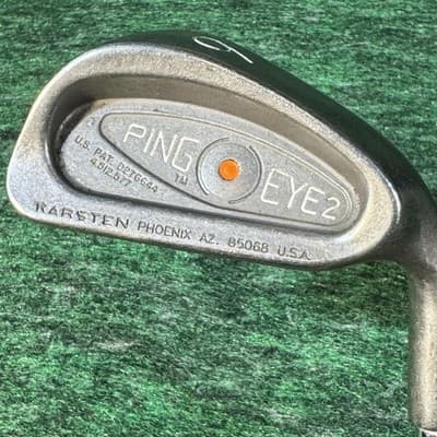 Ping Eye 2 Orange Dot Iron Set 3-9 PW Karsten Steel RH Vintage Ping USA - Thumbnail 11