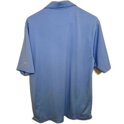 Nike Golf Polo Shirt Men's M Blue Short Sleeve Relaxed Fit Performance Dri-Fit - Thumbnail 2