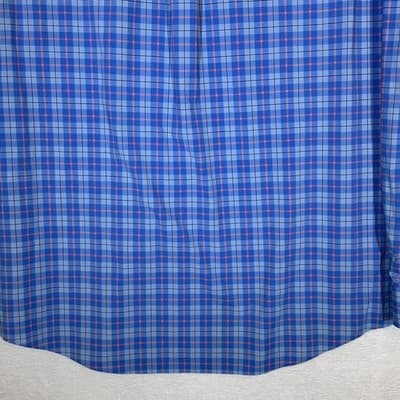 Vineyard Vines Shirt Mens 2XL Blue Plaid Classic Fit Murray Performance Stretch - Thumbnail 13