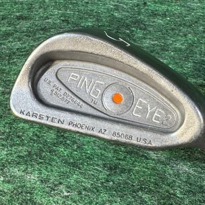Ping Eye 2 Orange Dot Iron Set 3-9 PW Karsten Steel RH Vintage Ping USA - Thumbnail 17
