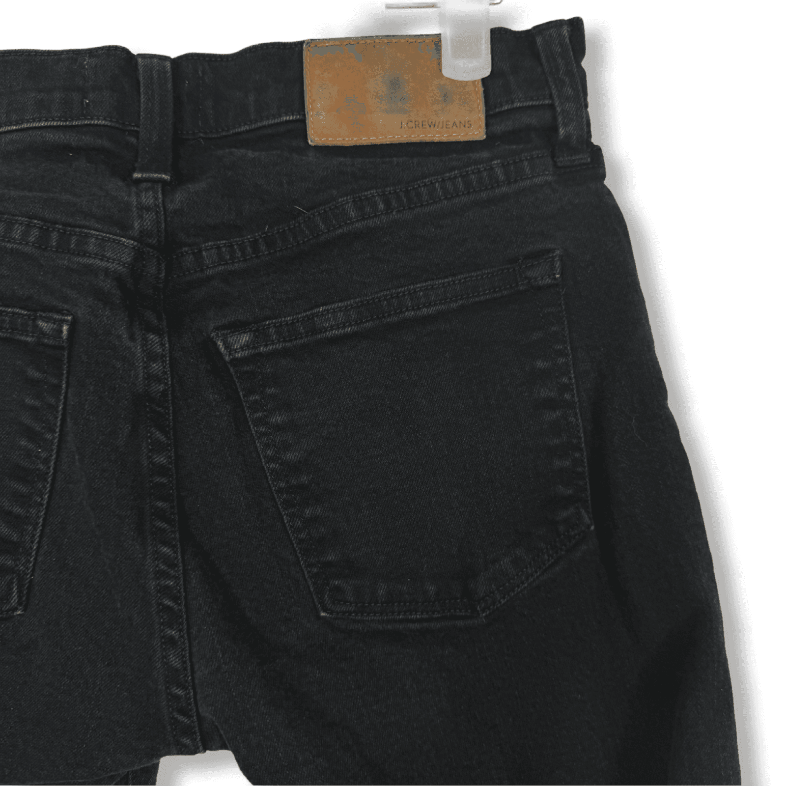 J.Crew Jeans Women's 29x30 Black Mid-Rise Skinny Stretch Cotton Blend 5-Pocket - Thumbnail 9