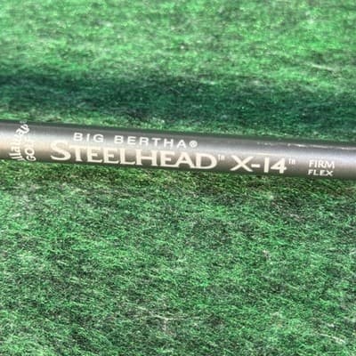 Callaway Big Bertha Steelhead X-14 3 Iron RH Firm Flex Steel Shaft - Thumbnail 6