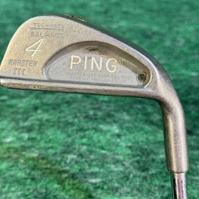 Ping Karsten III 4 Iron ZZ Lite Steel Shaft RH USA Vintage - Image 1