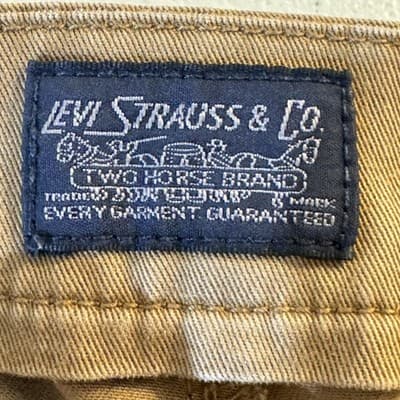 Levi’s Chino Pants Mens 38x32 Brown Khaki Twill Straight Leg Casual Workwear - Thumbnail 5
