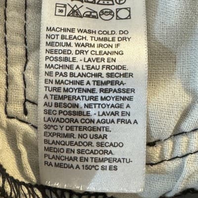 Levis 505 Jeans Mens 32x28 (34x30) Black Charcoal Wash Regular Fit Stretch Denim - Thumbnail 6