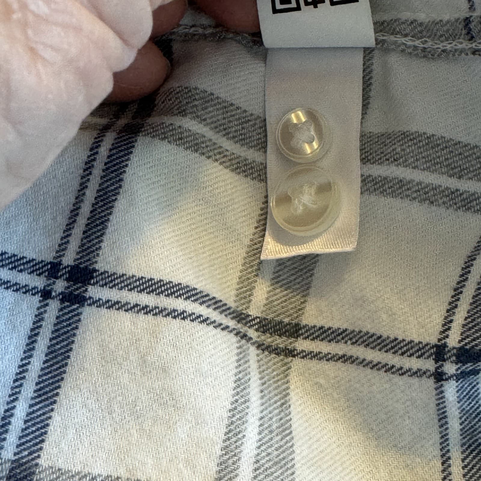 Bonobos Men’s 2XL White & Navy Plaid Cotton Button-Up Shirt – Regular Fit, M466 - Thumbnail 16