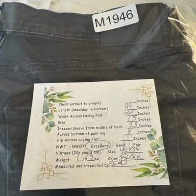 Lucky Brand 410 Jeans Mens 40x33 (40x34) Black Stretch Athletic Straight Denim - Thumbnail 12