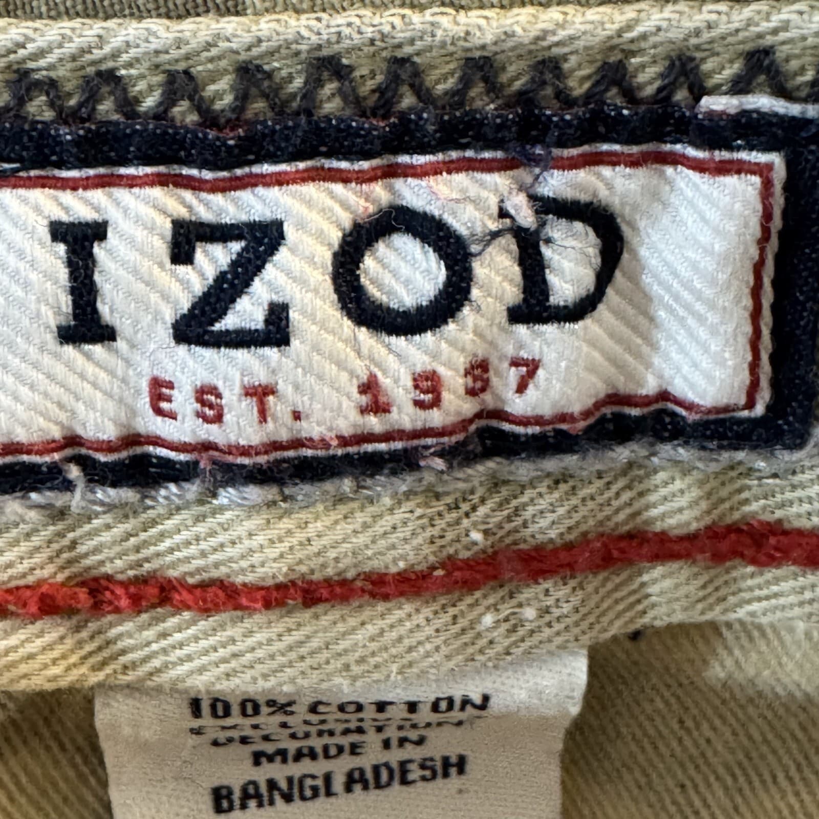 Izod Shorts Men’s 38 Green Camouflage Cargo Cotton Classic Fit High-Rise - Thumbnail 13