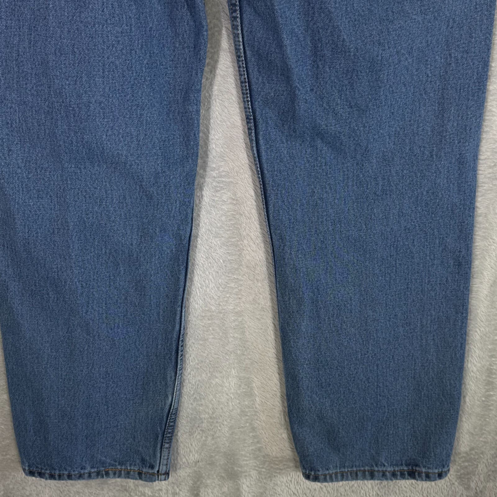 Levi’s 550 Jeans Men 36x32 Blue Denim Mid Rise Relaxed Straight Leg - Thumbnail 8