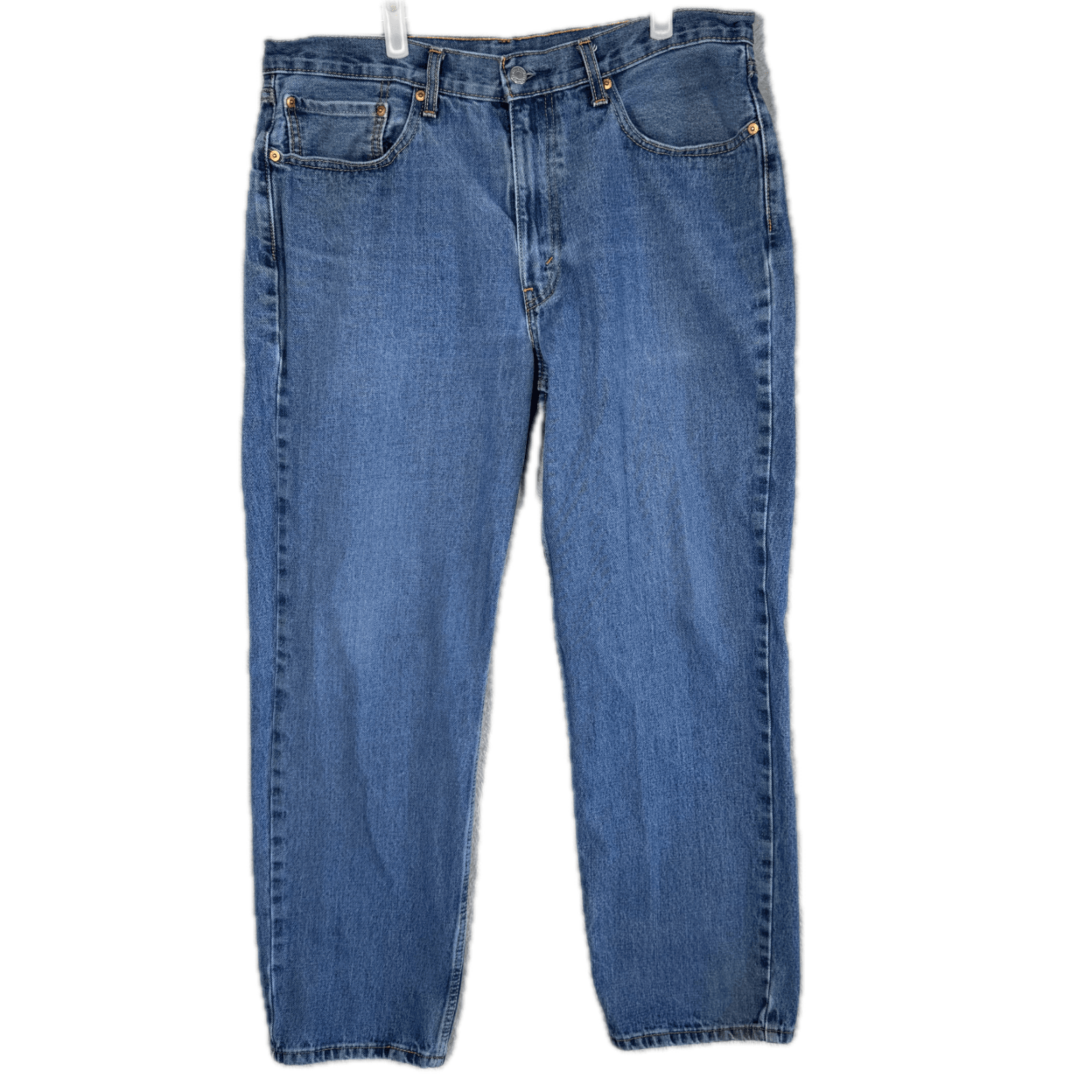 Levi’s 550 Jeans Men 36x32 Blue Denim Mid Rise Relaxed Straight Leg - Thumbnail 2