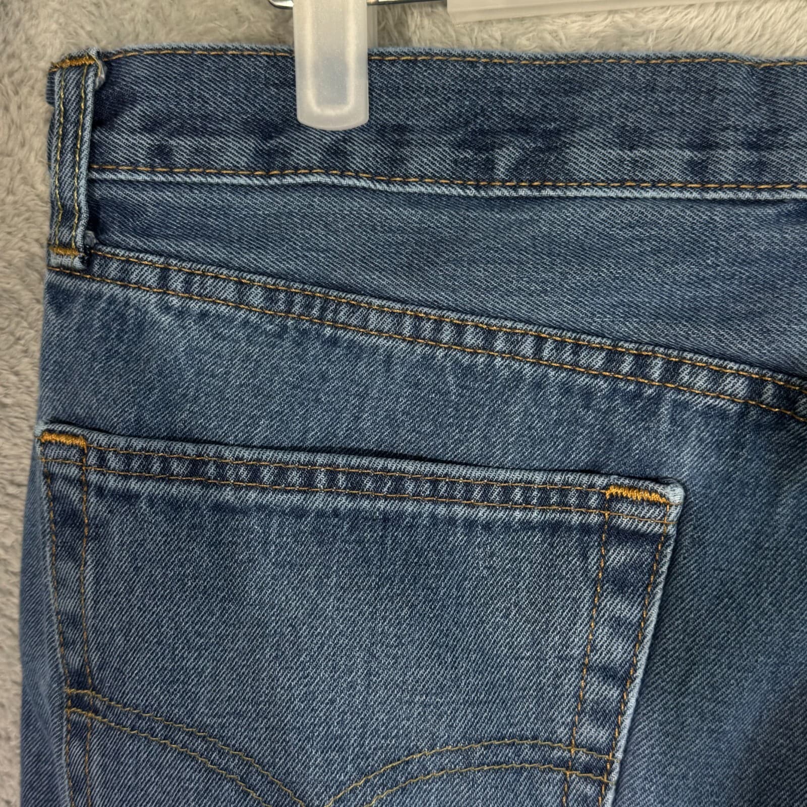 Levi’s 550 Jeans Men 36x32 Blue Denim Mid Rise Relaxed Straight Leg - Thumbnail 6