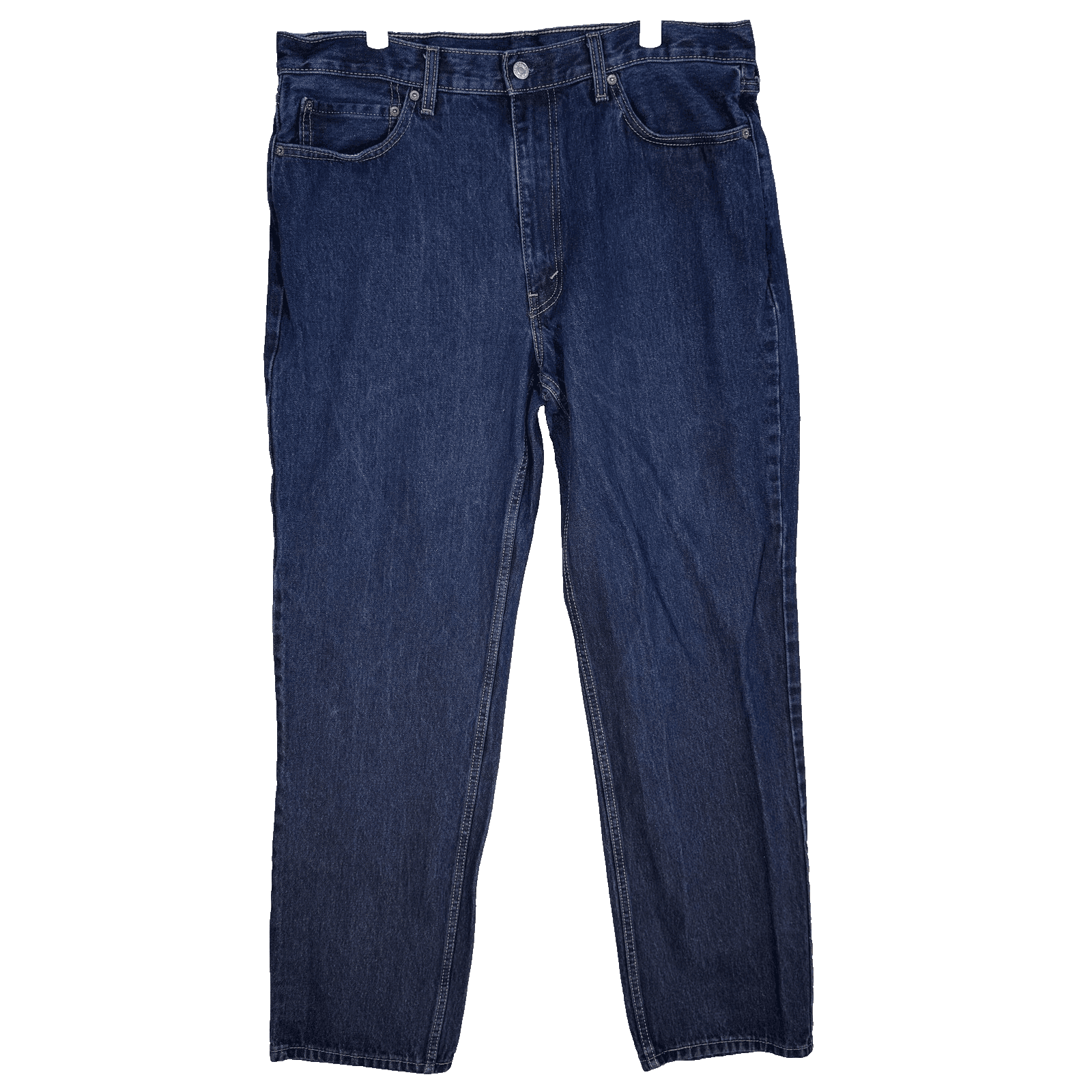 Levis 550 Jeans Mens 36x33 (38x34) Dark Wash Blue Relaxed Fit Tapered Denim - Image 1