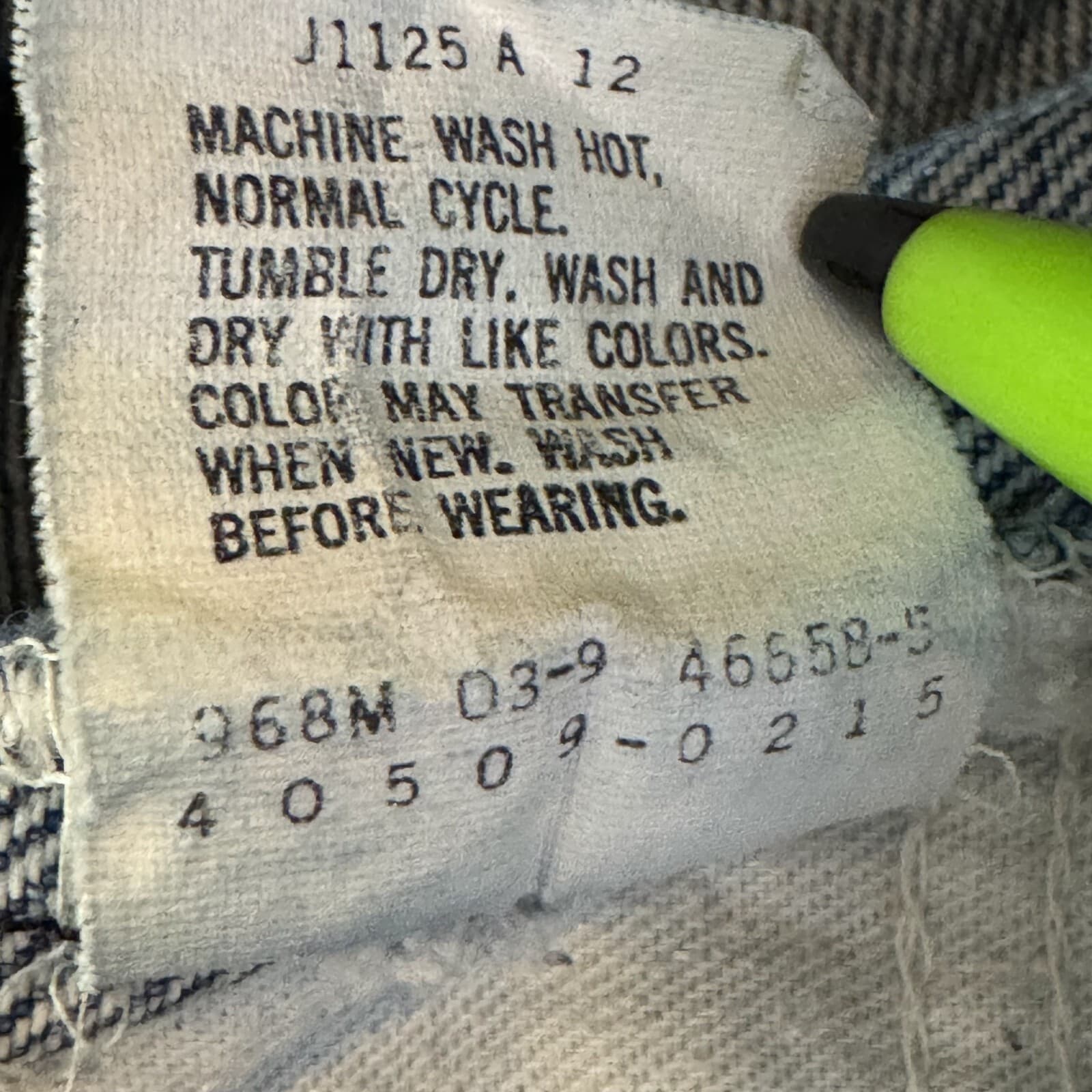 Vintage Levi’s 509 Jeans Men’s 36X30 Blue Denim Mid-Rise Straight Leg - Thumbnail 13