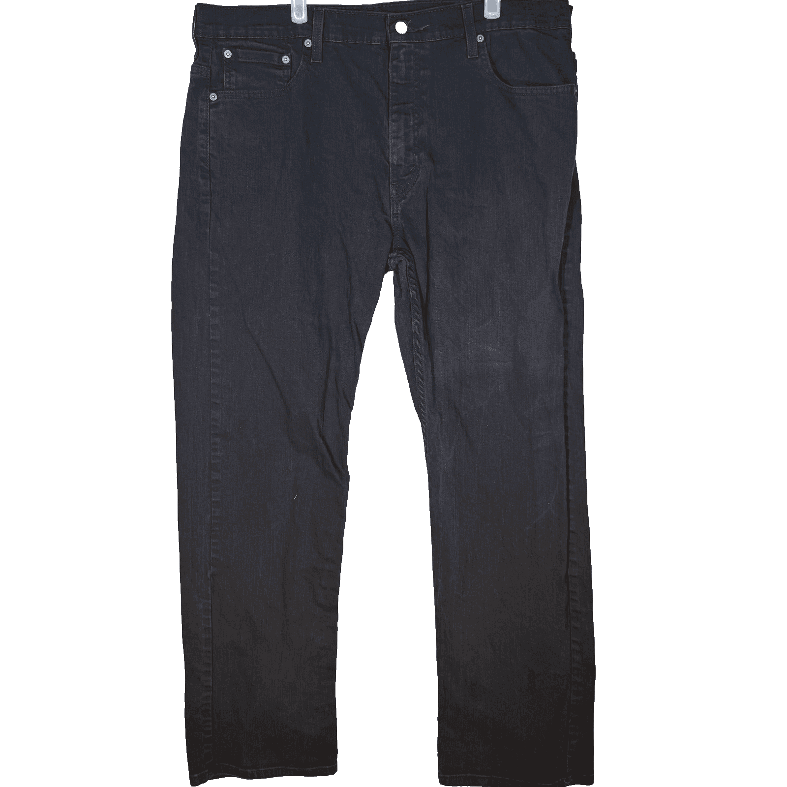 Levis 569 Jeans Mens 40x33 (38x34) Black Relaxed Straight Denim Stretch - Image 1