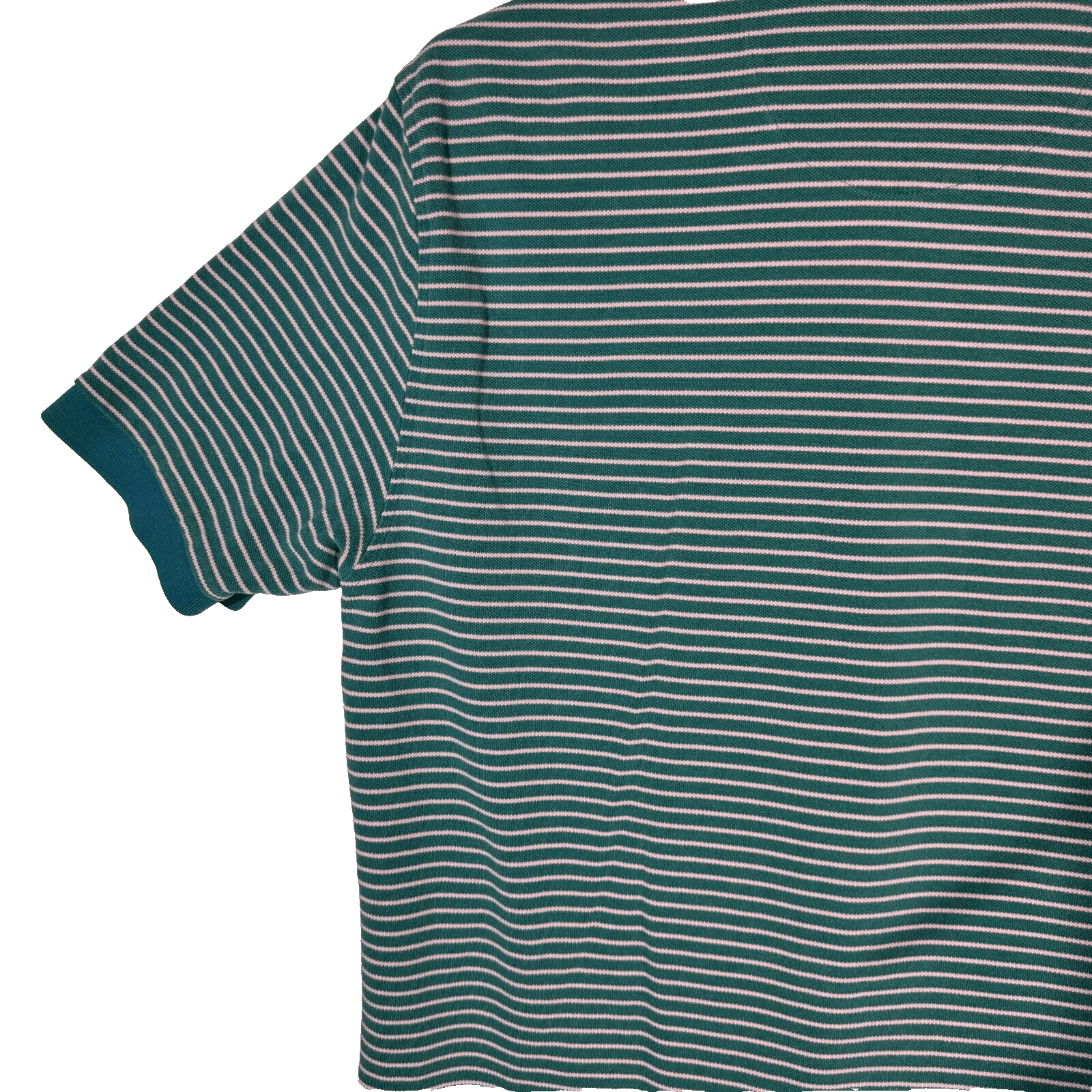 Brooks Brothers 1818 Men's Polo Shirt Large Blue Pink Striped Performance - Thumbnail 10