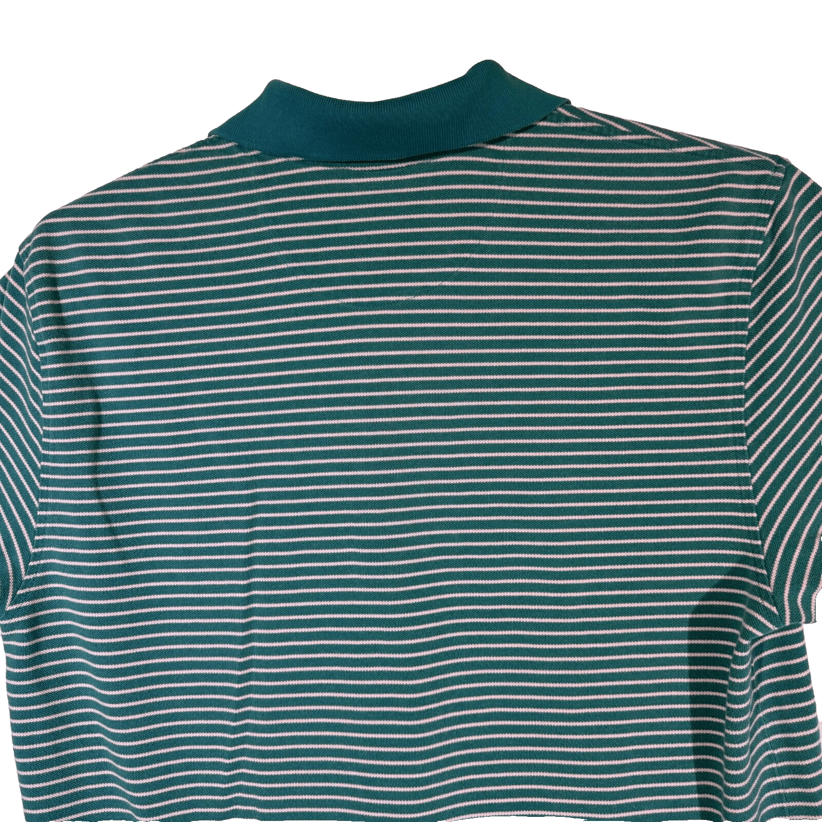 Brooks Brothers 1818 Men's Polo Shirt Large Blue Pink Striped Performance - Thumbnail 11