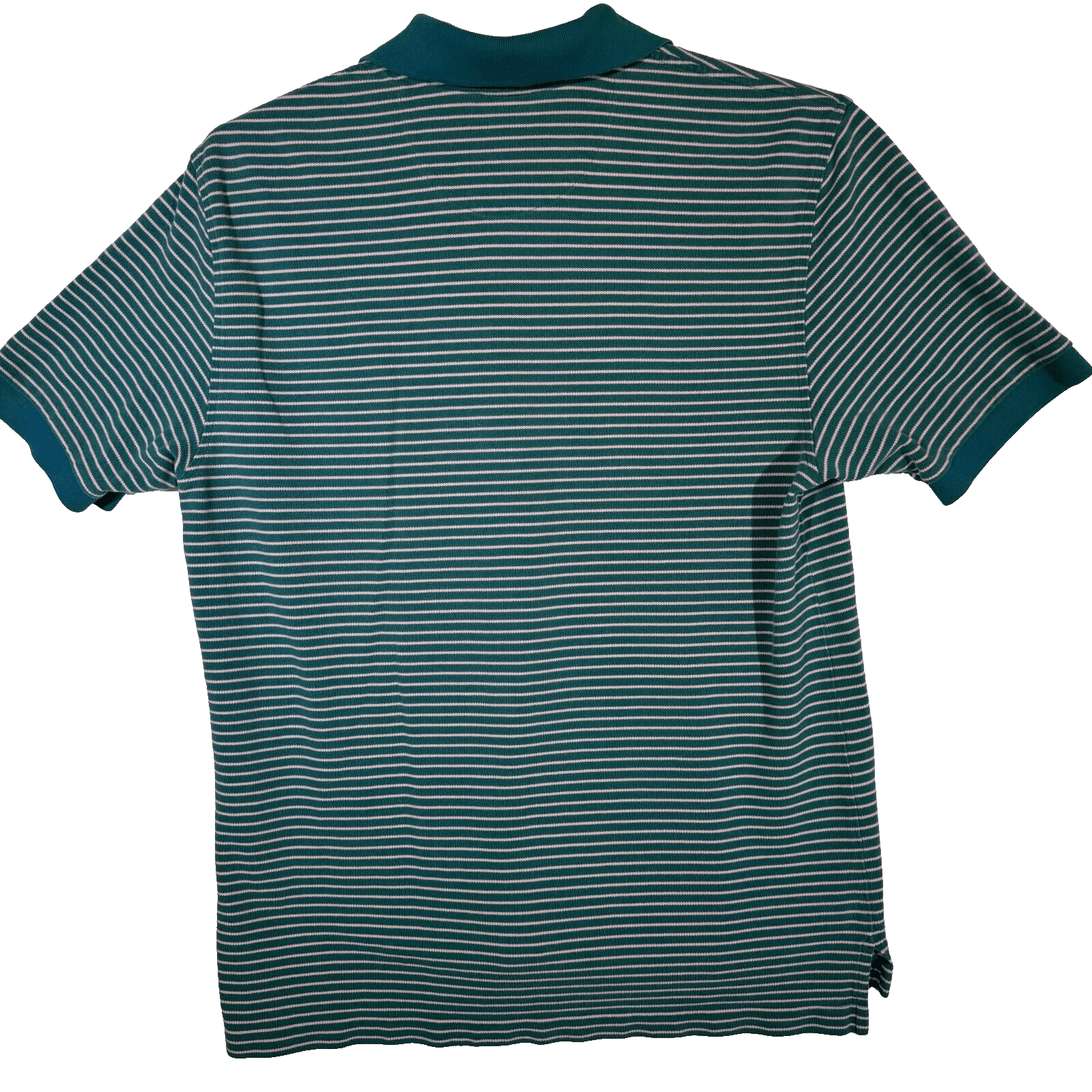 Brooks Brothers 1818 Men's Polo Shirt Large Blue Pink Striped Performance - Thumbnail 8