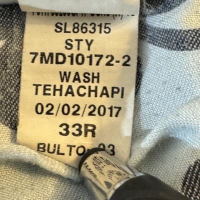 Lucky Brand Jeans Mens 34x28 Blue 181 Relaxed Straight Frayed Hem Stretch - Thumbnail 9