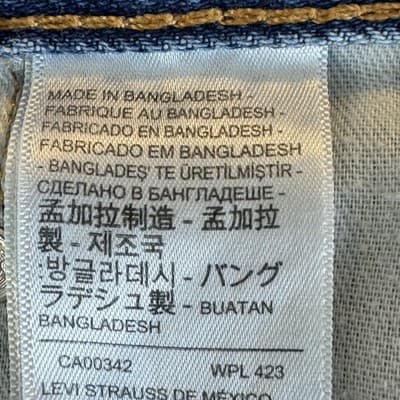 Levi's 405 Shorts Mens 38 Blue Light Wash Denim 10 Inseam 5-Pocket Zip Fly - Thumbnail 5