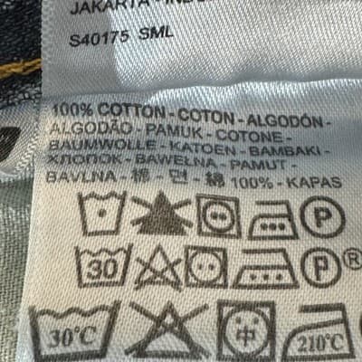 Levi's 514 Jeans Mens 34x28 Blue Denim Straight Fit Distressed Faded - Thumbnail 8