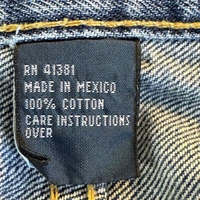 Polo Ralph Lauren Jeans Mens 42x32 Blue Denim Phoenix Straight Leg Dungarees - Thumbnail 9