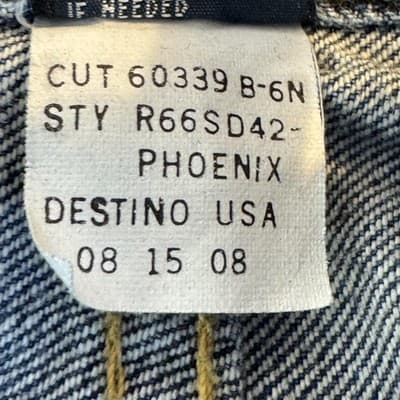 Polo Ralph Lauren Jeans Mens 42x32 Blue Denim Phoenix Straight Leg Dungarees - Thumbnail 11