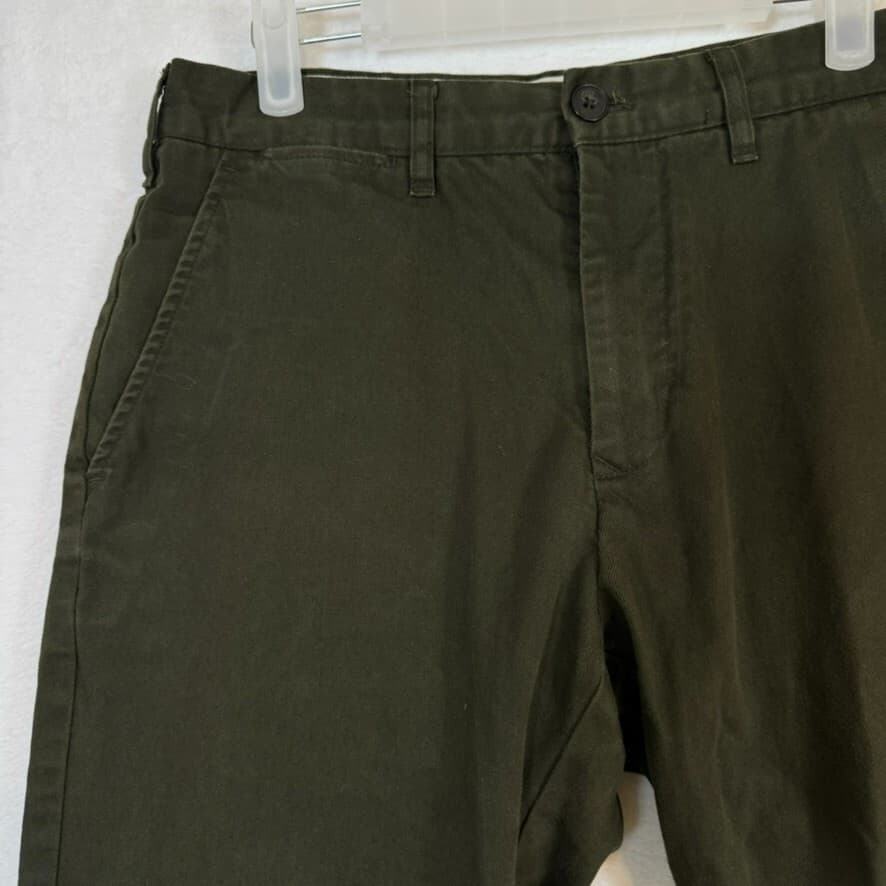 Zara Basic Pants Men’s 31 Gray Flat Front Business Casual Trousers W 353 - Thumbnail 4